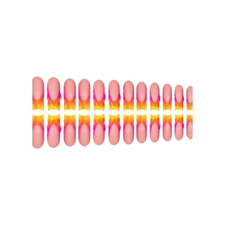 Künstlerischer Gradient Nagelkunst Karnz