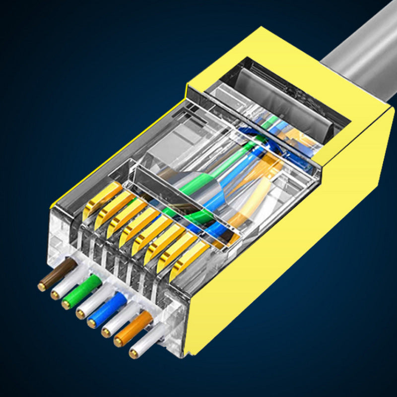 Hochgeschwindigkeits Ethernet-Kabel mit Vergoldeten Kontakten und Flexibler Ummantelung Karnz