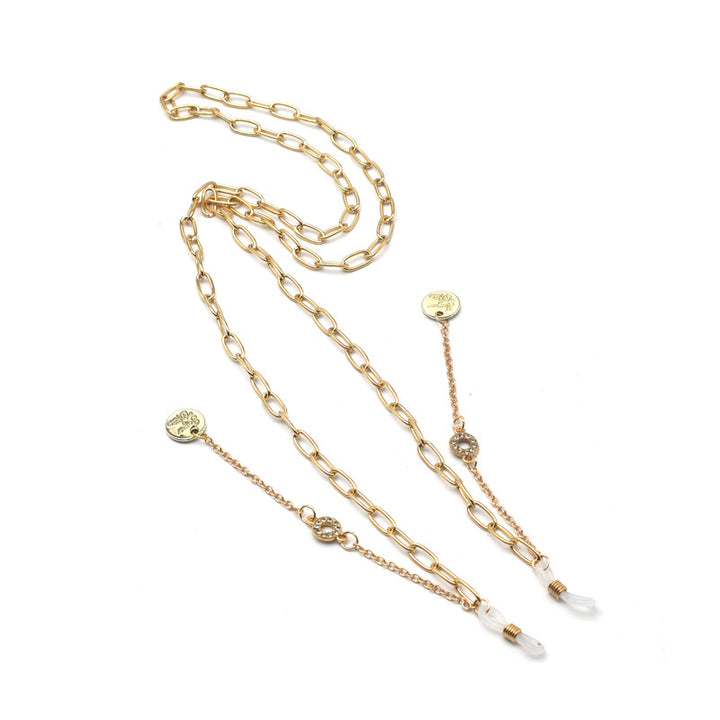 Eleganter Link Brillen Kette Karnz