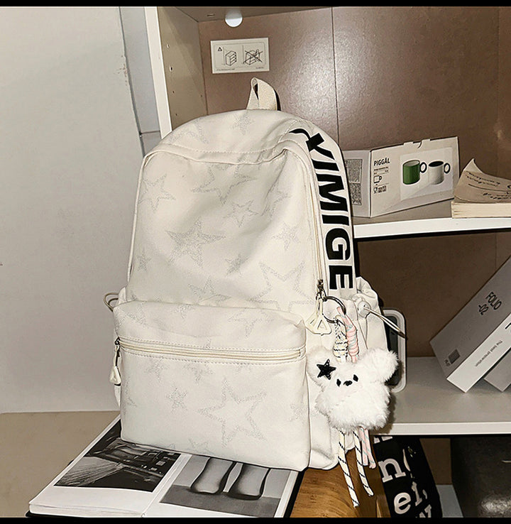 Lässiger Sternmuster-Rucksack