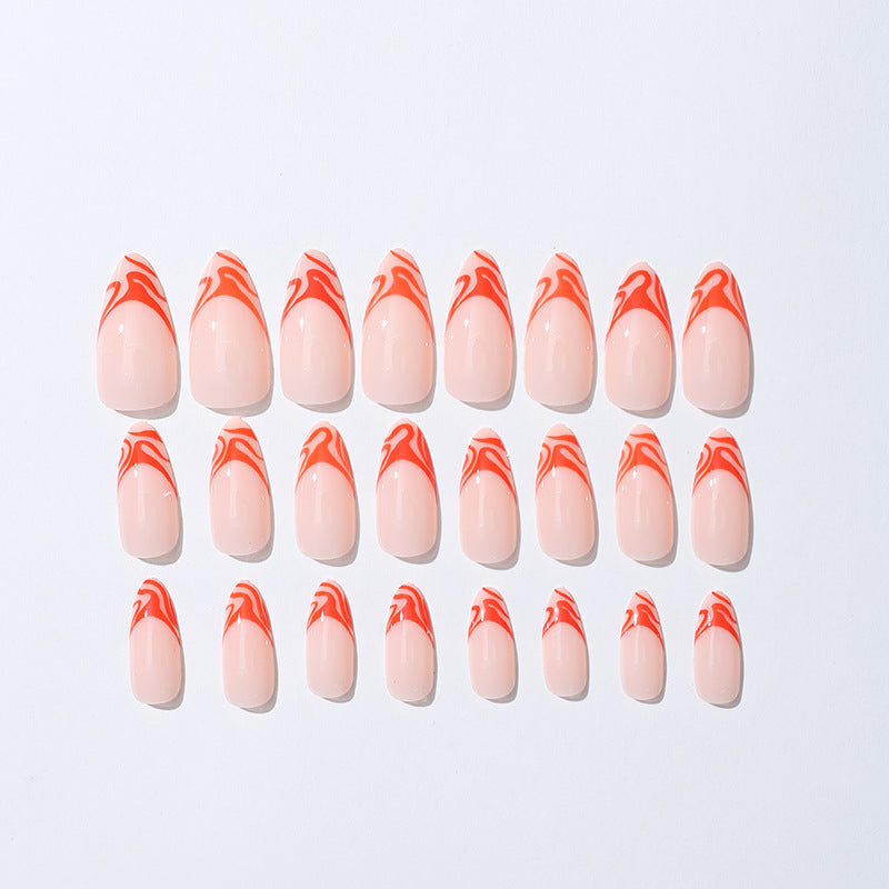Artistic Flame-Design Press-On Nail Kit Karnz