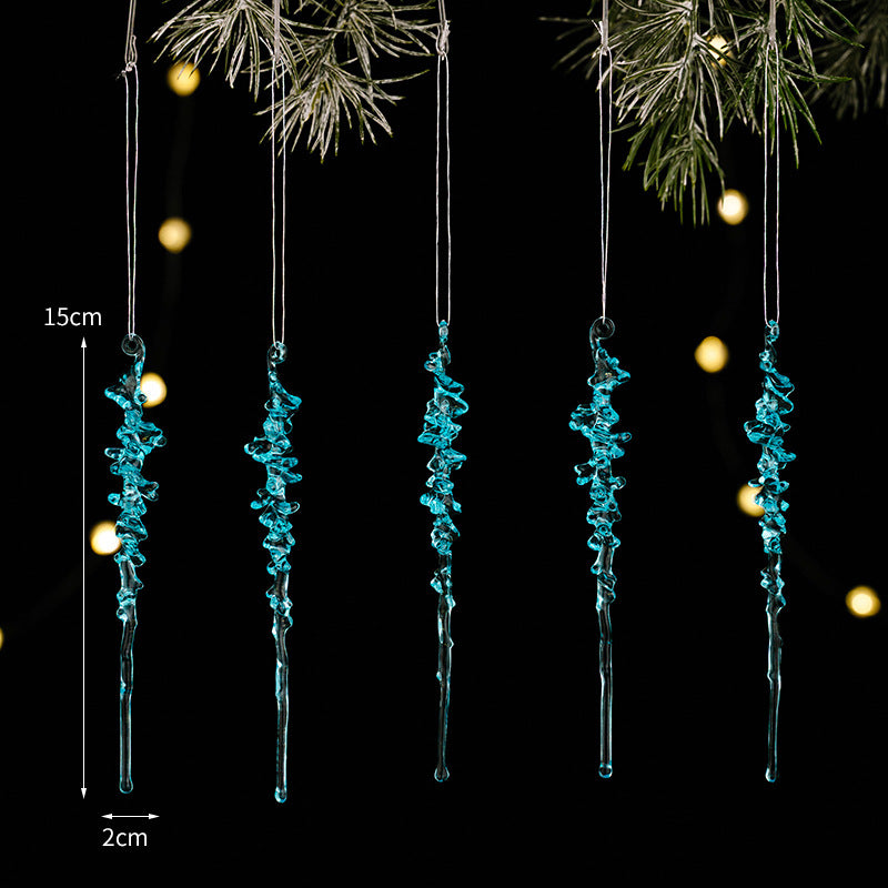 Hängendes Eiszapfen Ornament Set