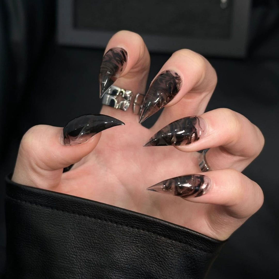 Gothic Stiletto Press-On Nagelset