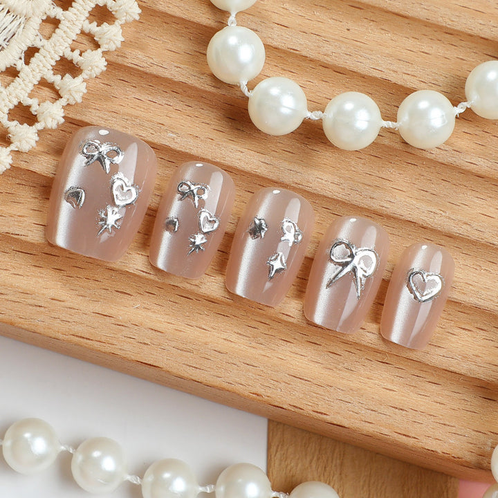 Elegantes Dekoratives Press-On Nagelkunst Set 1790738679