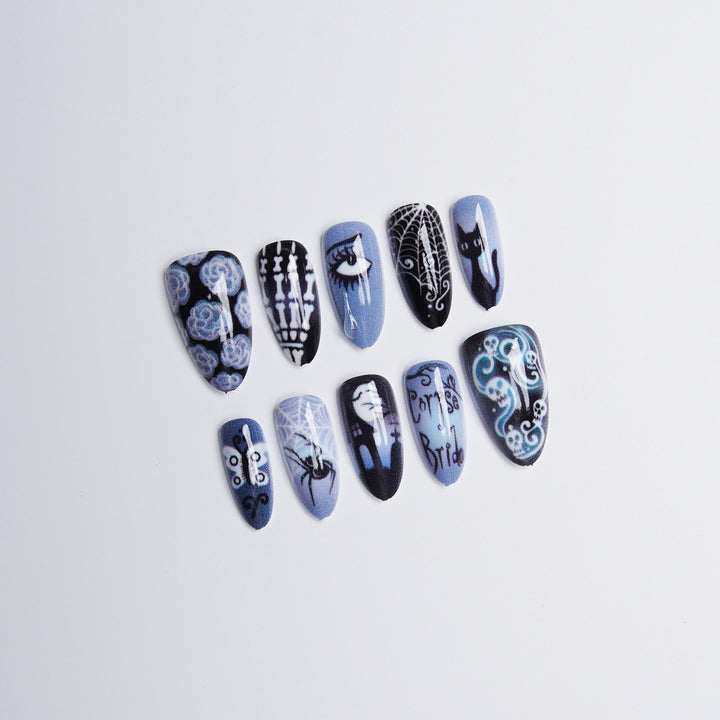 Kunstnagelset mit kreativen Motiven Karnz