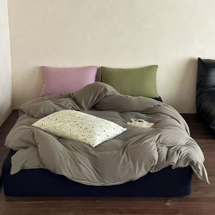 Satin-Bettwäsche-Set in luxuriöser Seidenoptik