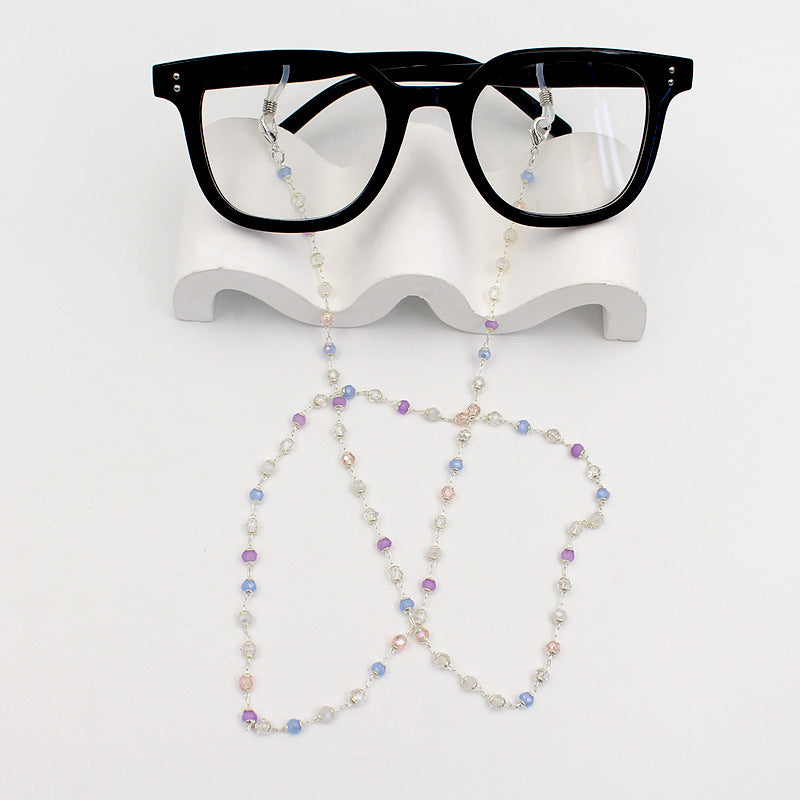 Stylische Perlen-Brillen-Kette Karnz