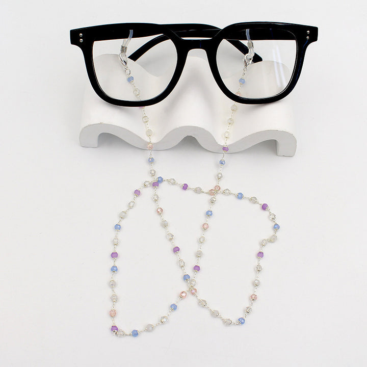 Stylische Perlen-Brillen-Kette Karnz