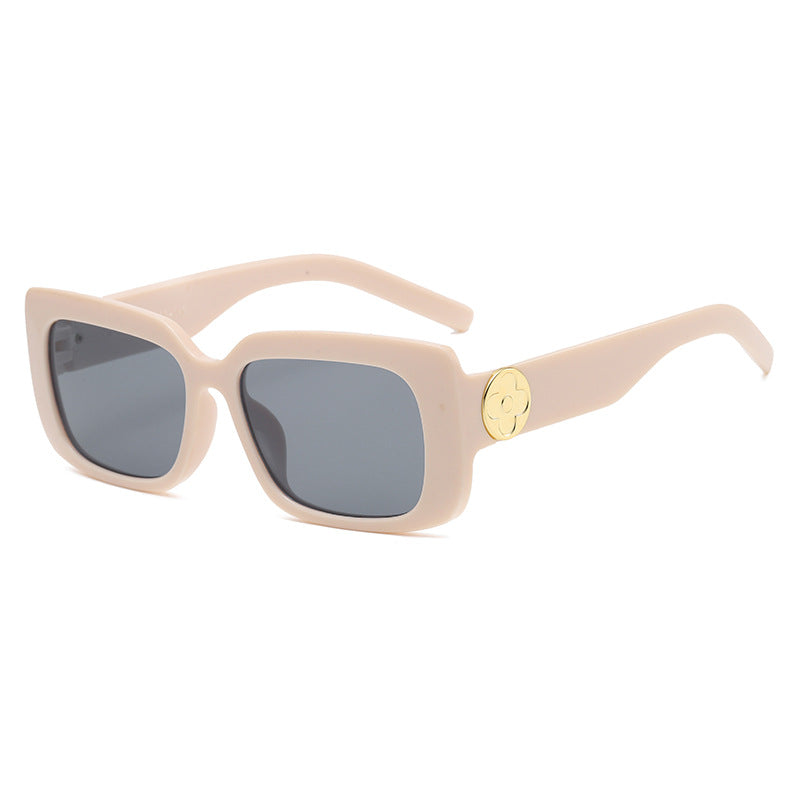 Damen Oversized Sonnenbrille mit luxuriösem transparenten Rahmen Karnz
