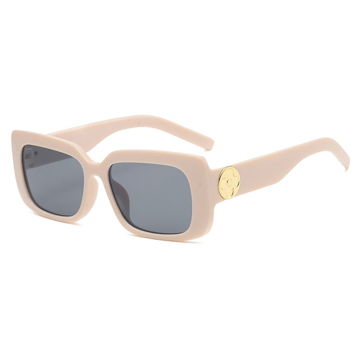 Damen Oversized Sonnenbrille mit luxuriösem transparenten Rahmen Karnz