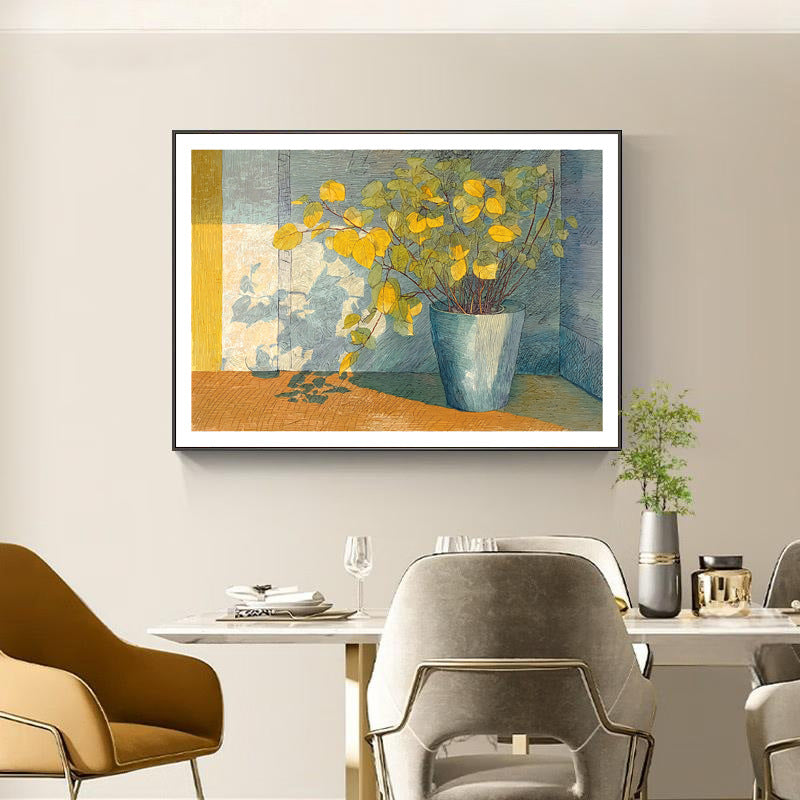 Dekorative Botanische Leinwandkunst