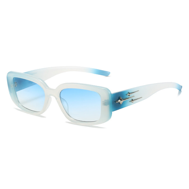 Moderne Minimalistische Quadratische Rahmen Sonnenbrille Karnz