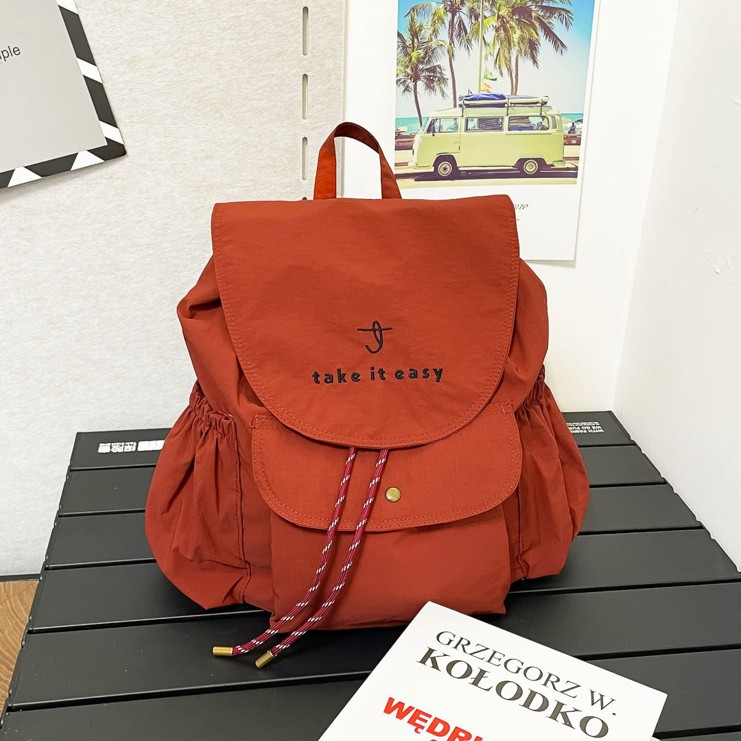 Lässiger leichter Kordelzug-Rucksack