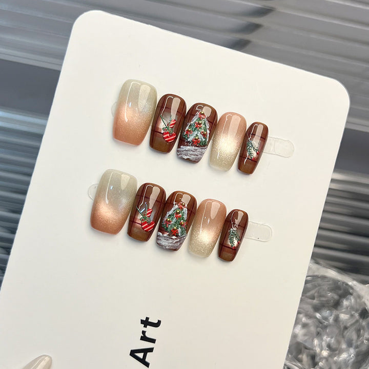 Elegantes Themenurlaub Press-On Nagel Set