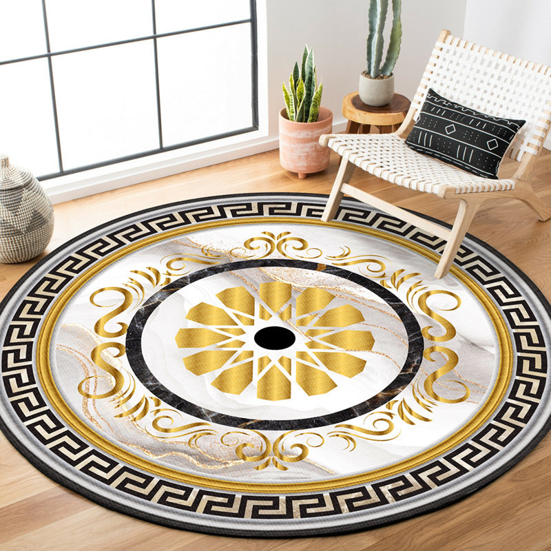 Eleganter runder Teppich Karnz