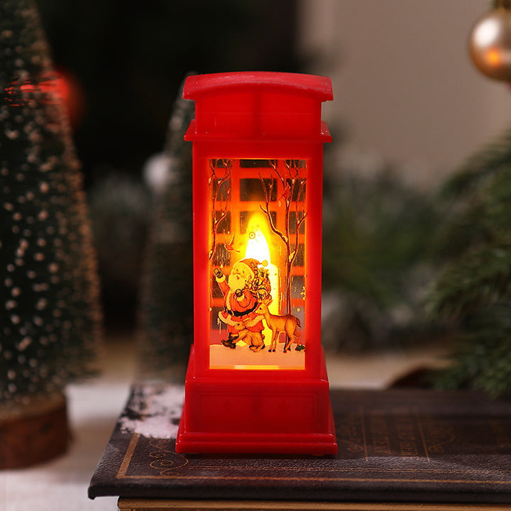 Nostalgische Weihnachtslaterne mit LED-Leuchte Karnz
