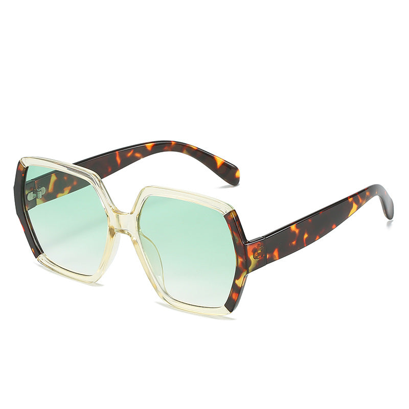 Damen stilvolle Oversized-Sonnenbrille mit elegantem eckigem Rahmen Karnz