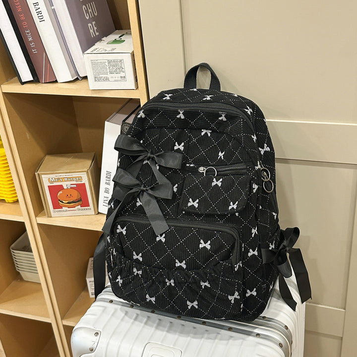 Trendy Bogen-Akzent Rucksack