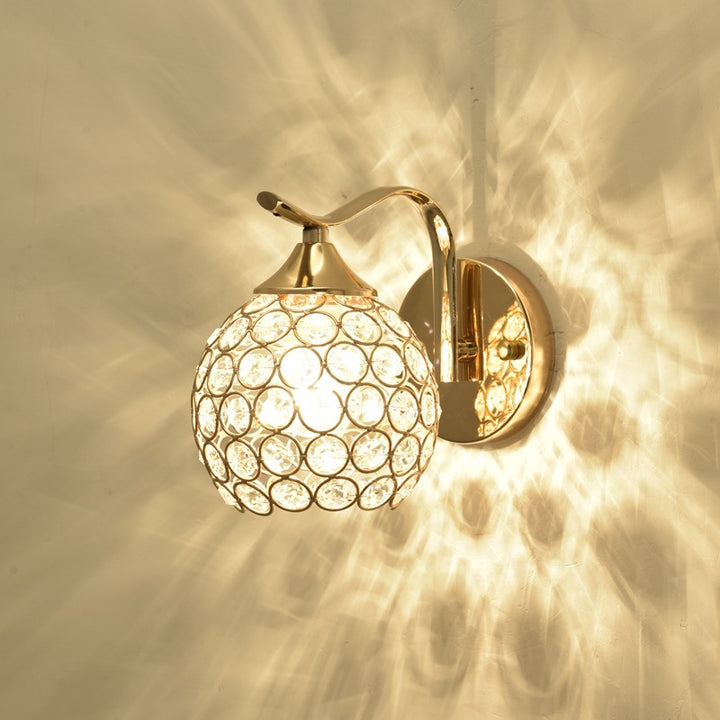 Kristallakzent-Wandlampe