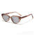 Damen Cat-Eye Sonnenbrille mit hochwertigem, transparentem Rahmen und UV-Schutz Karnz