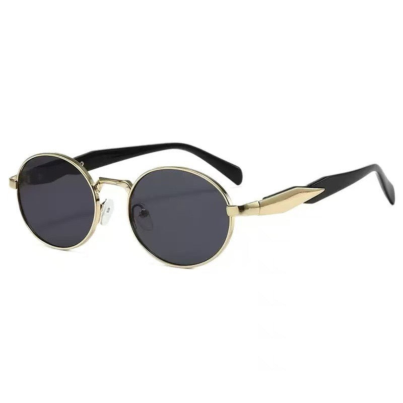 Elegante Modische Ovale Rahmen Sonnenbrillen Karnz