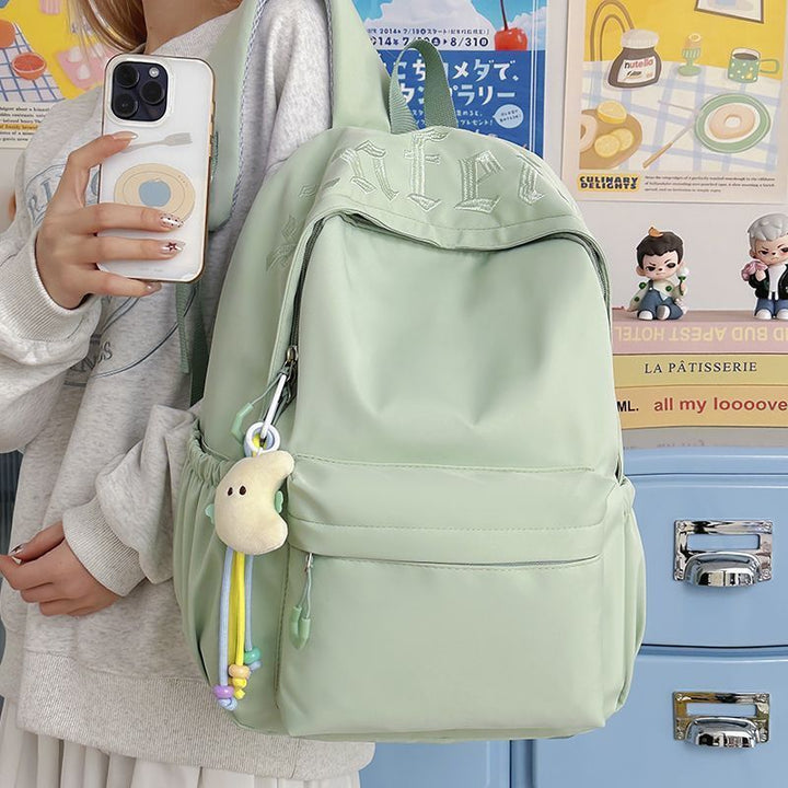 Modischer Rucksack mit Abnehmbaren Charms Karnz
