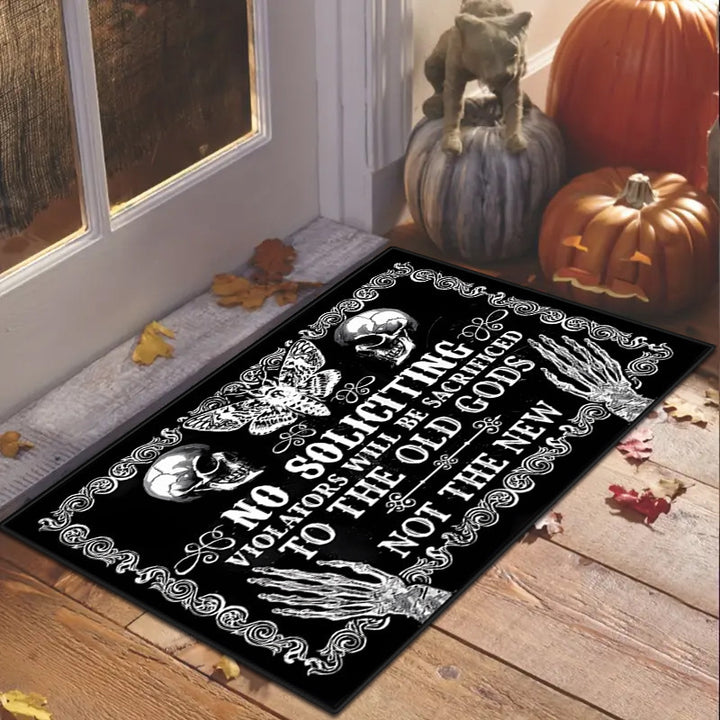 Dekorative Halloween-Themen-Türmatte