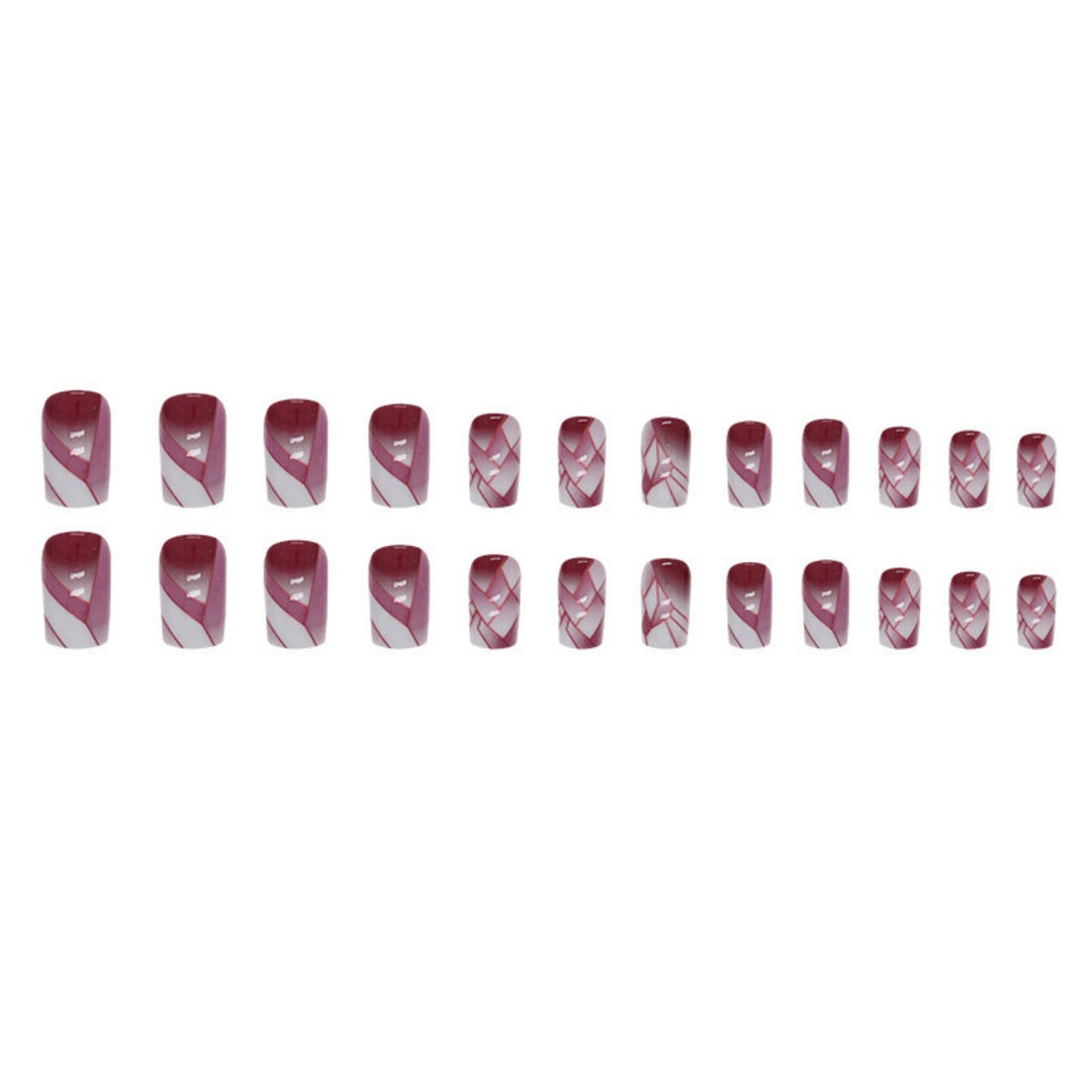 Künstlerische geometrische Nagelverlängerungen Karnz