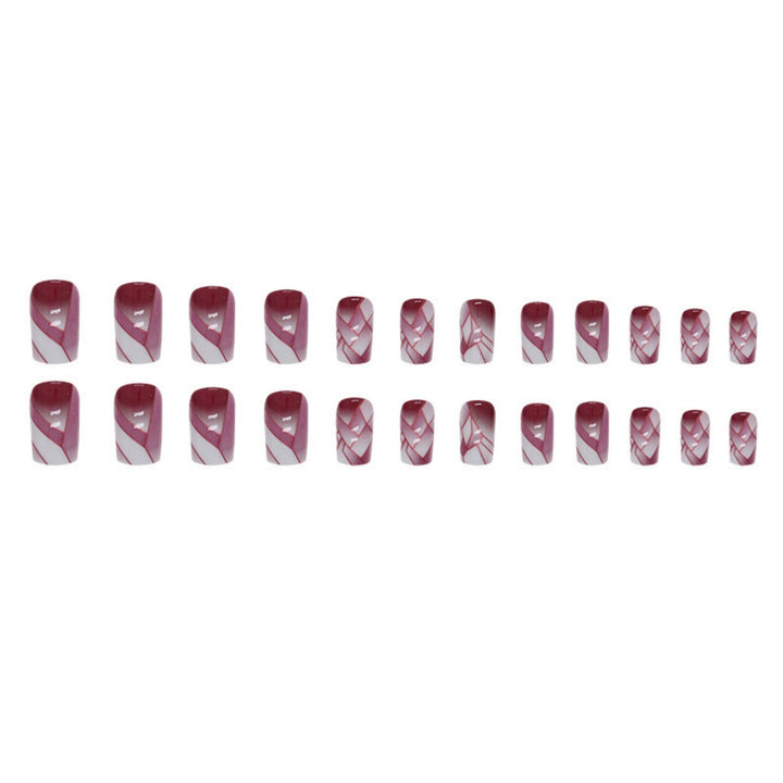 Künstlerische geometrische Nagelverlängerungen Karnz