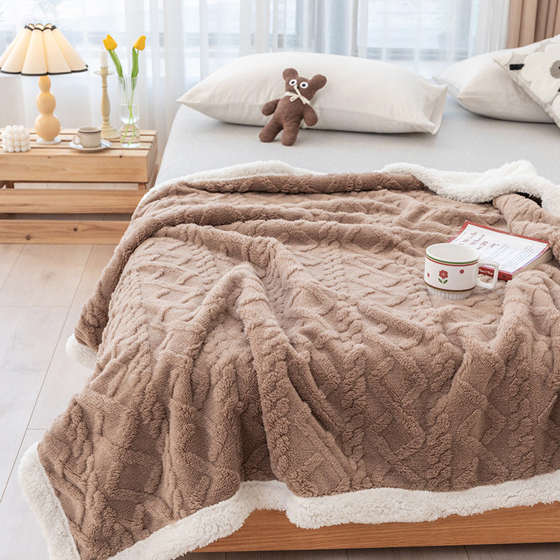 Gemütliche dekorative Wurfdecke