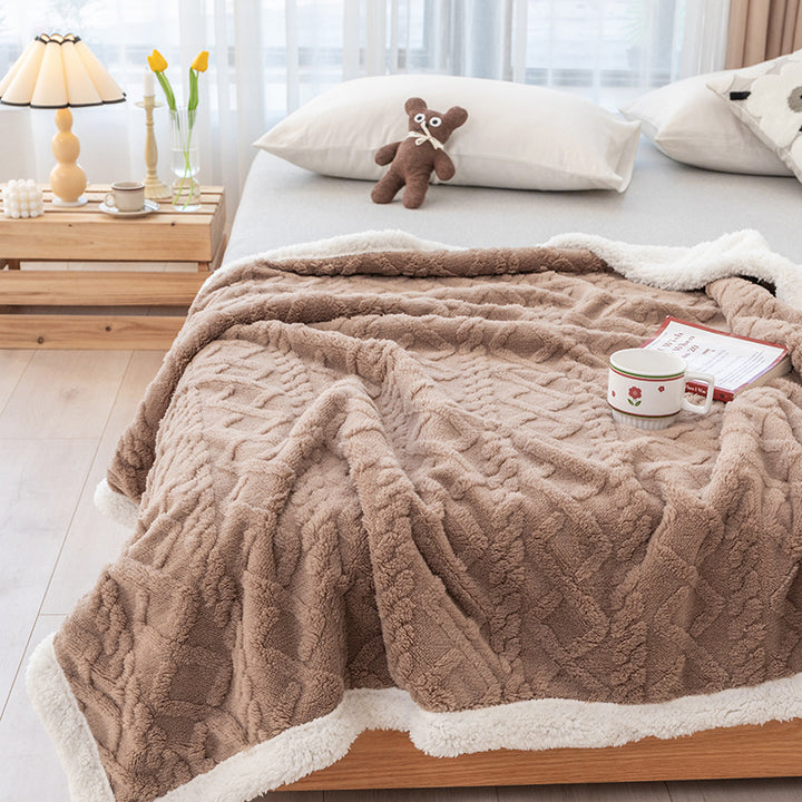 Gemütliche dekorative Wurfdecke