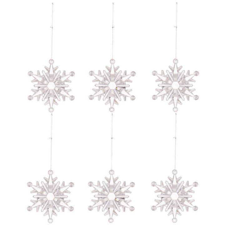 Elegante Glitzernde Schneeflocken-Hängedekoration Karnz