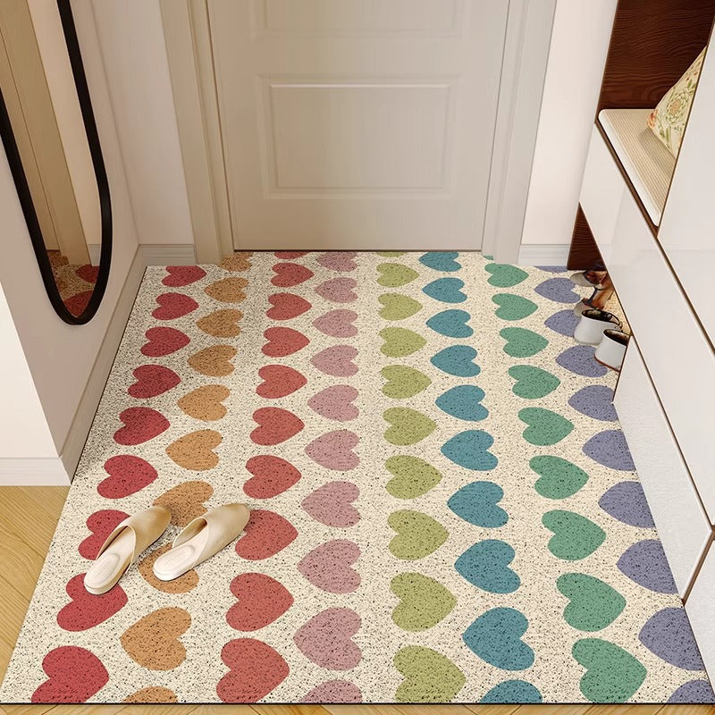 Stylische Terrazzo-Design Eingangsfußmatte Karnz
