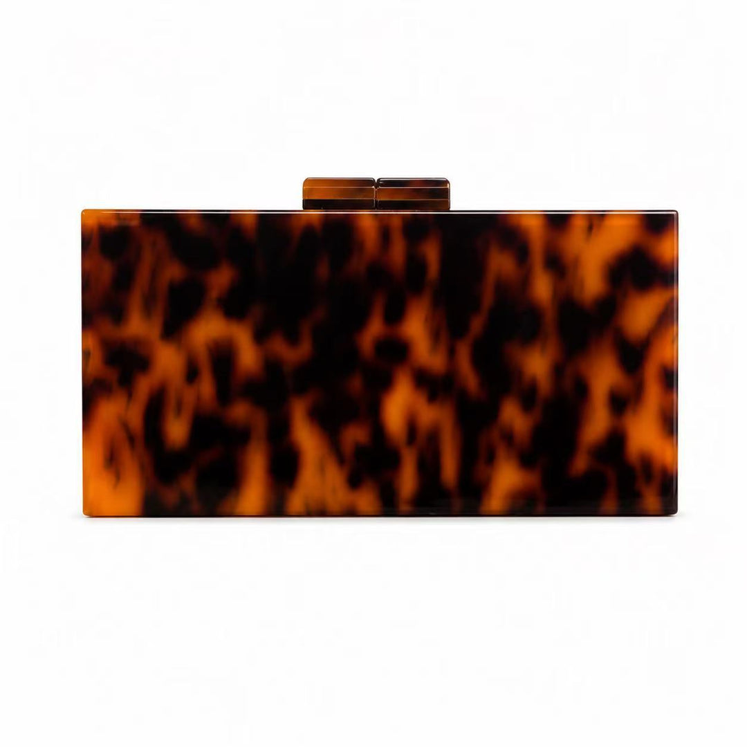 Elegante Schildpatt Abend-Clutch