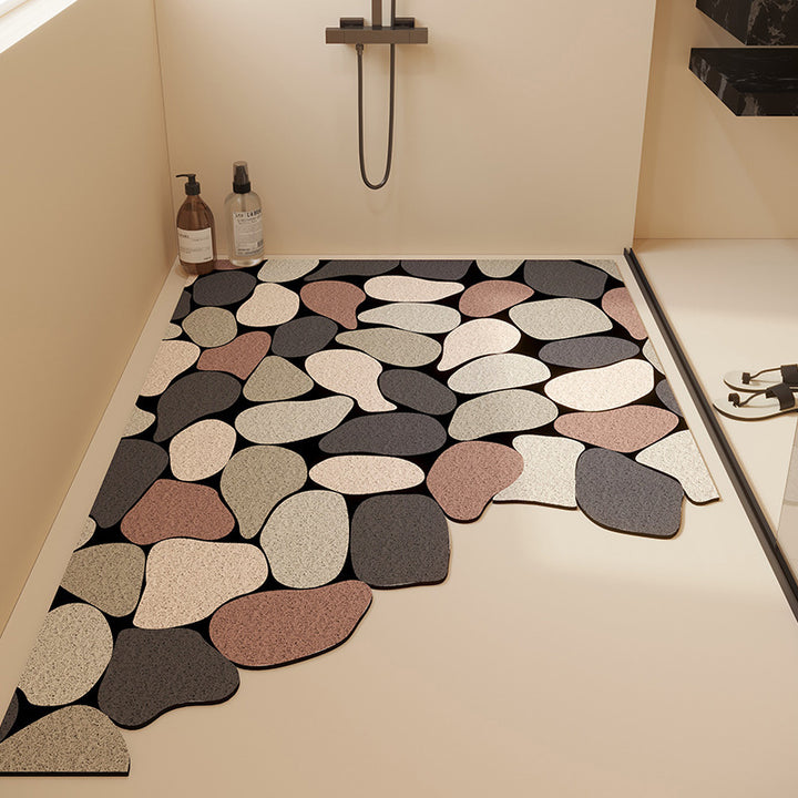 Abstract Stone Pattern Badematte