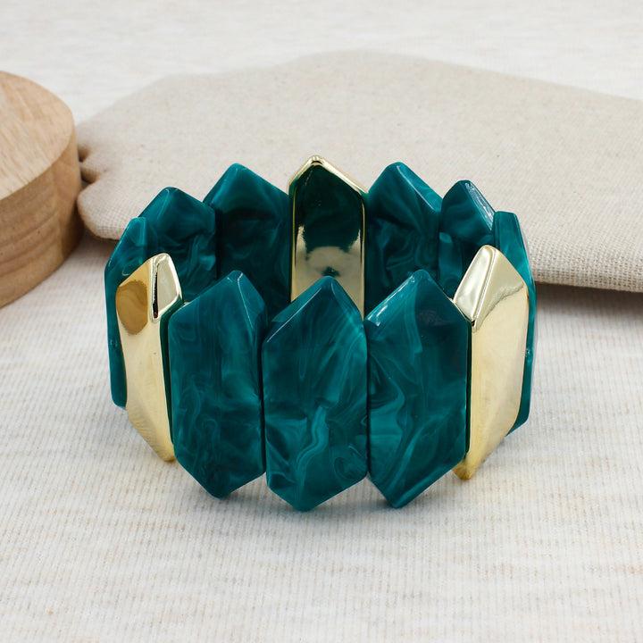 Geometrische Harzarmband Karnz