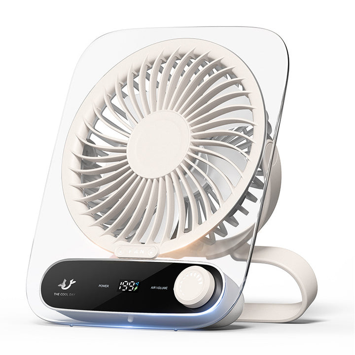 Damen Tragbarer Ventilator mit LED-Anzeige Karnz