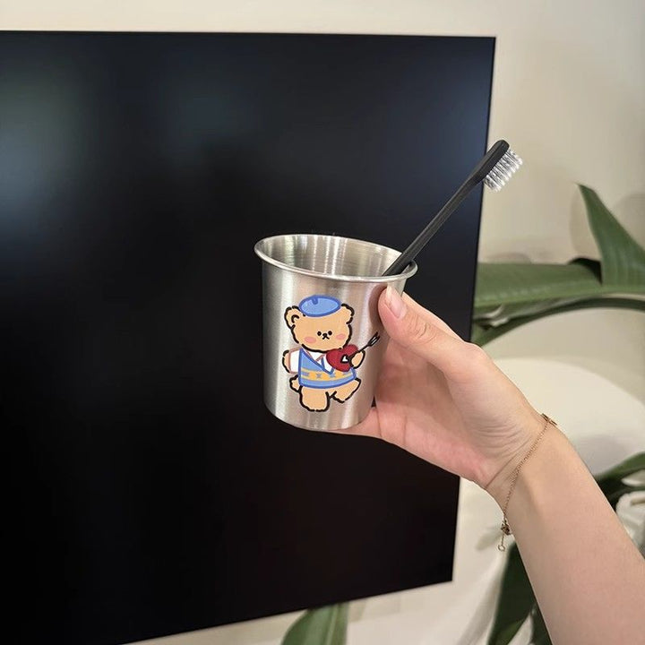 Edelstahl Becher mit Niedlichem Tierdesign Karnz