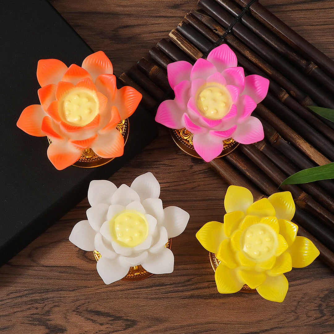 LED Lotusblüten Tischlampe