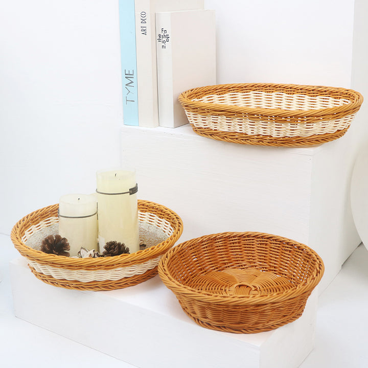 Oval gewebter Obstlager Karnz