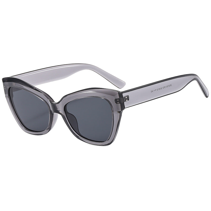 Damen Cat-Eye Sonnenbrille mit markantem Rahmen und polarisierenden Gläsern Karnz