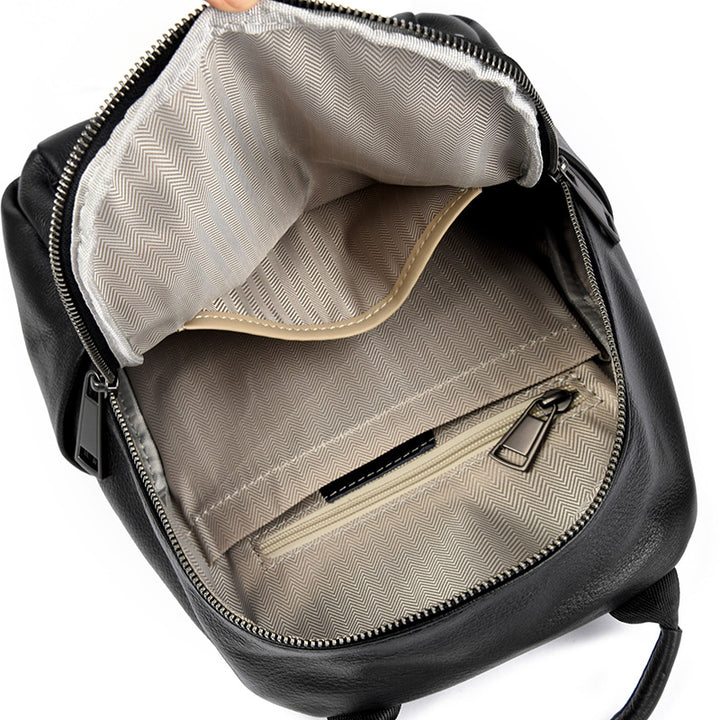 Premium Soft Leather Rucksack Karnz