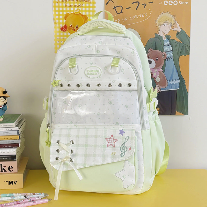 Stylische Grafikdesign-Schulrucksack Karnz