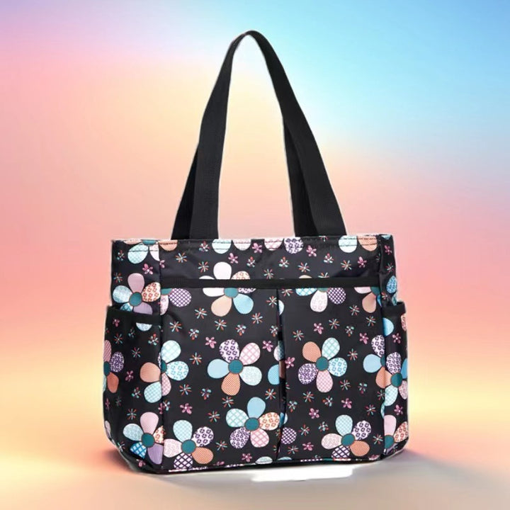 Stylische gestreifte Mehrfach-Tasche Karnz