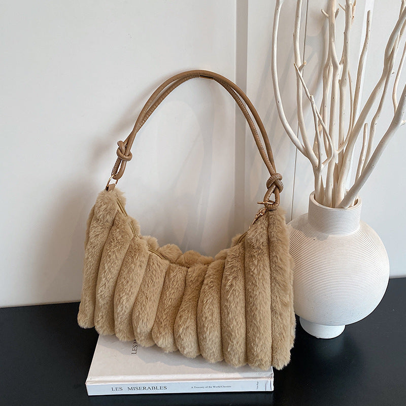 WoPlush Textur Abendtasche Karnz