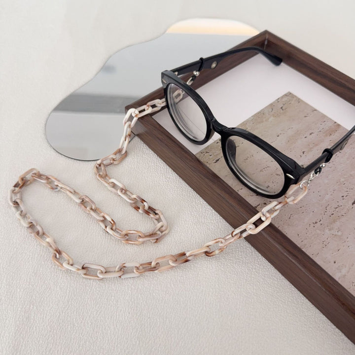 Stylische Acryl-Brillen-Kette Karnz