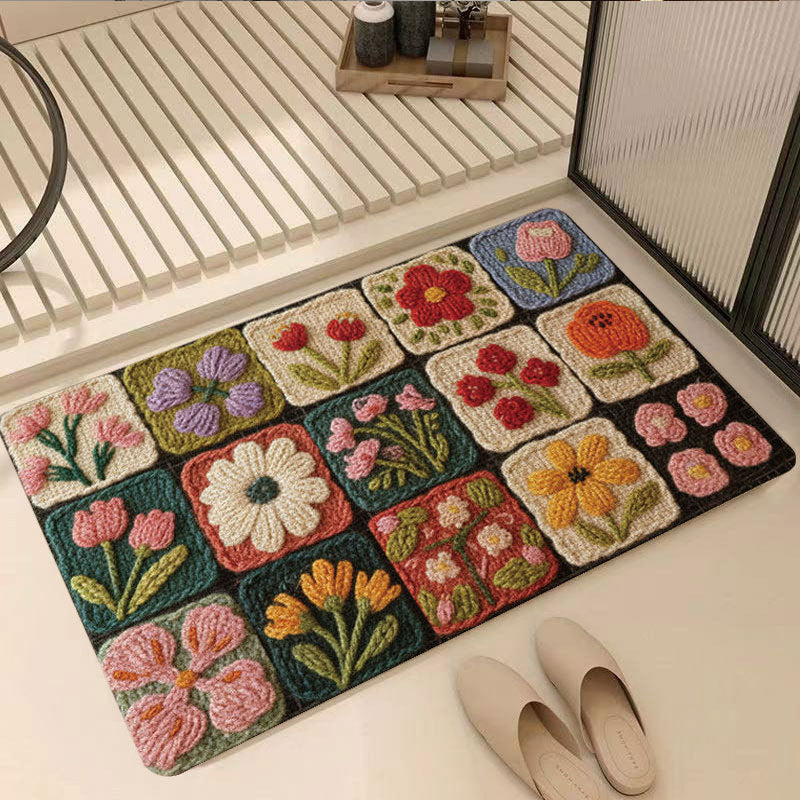 Dekorative Lotus Wasserlilie Badematte
