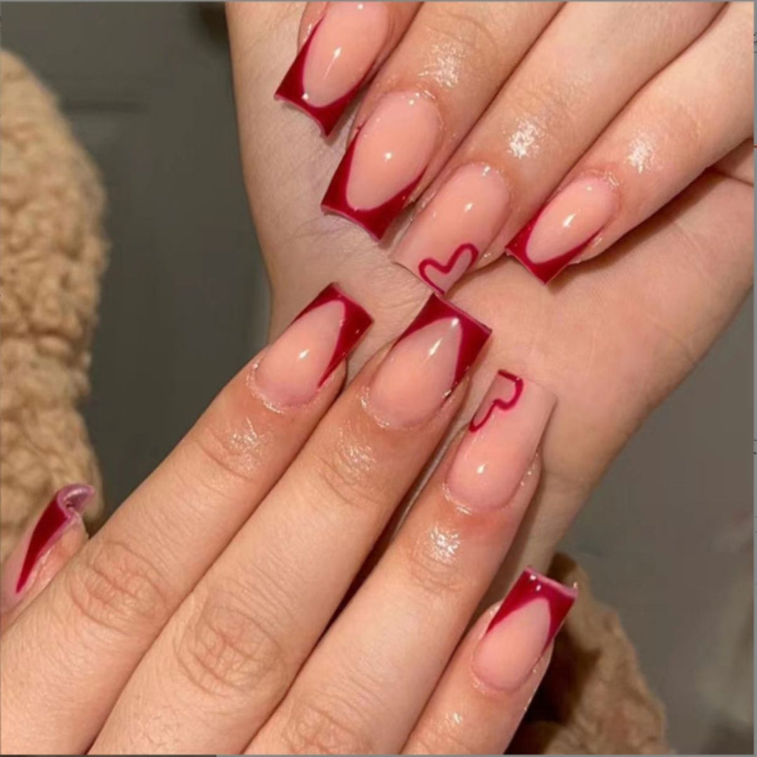 Künstlerische herzthemen Nagelkunst Verbesserungen Karnz
