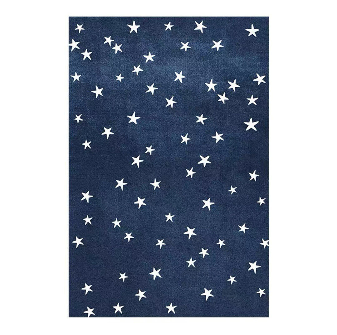 Sternenhimmel Muster runder Teppich