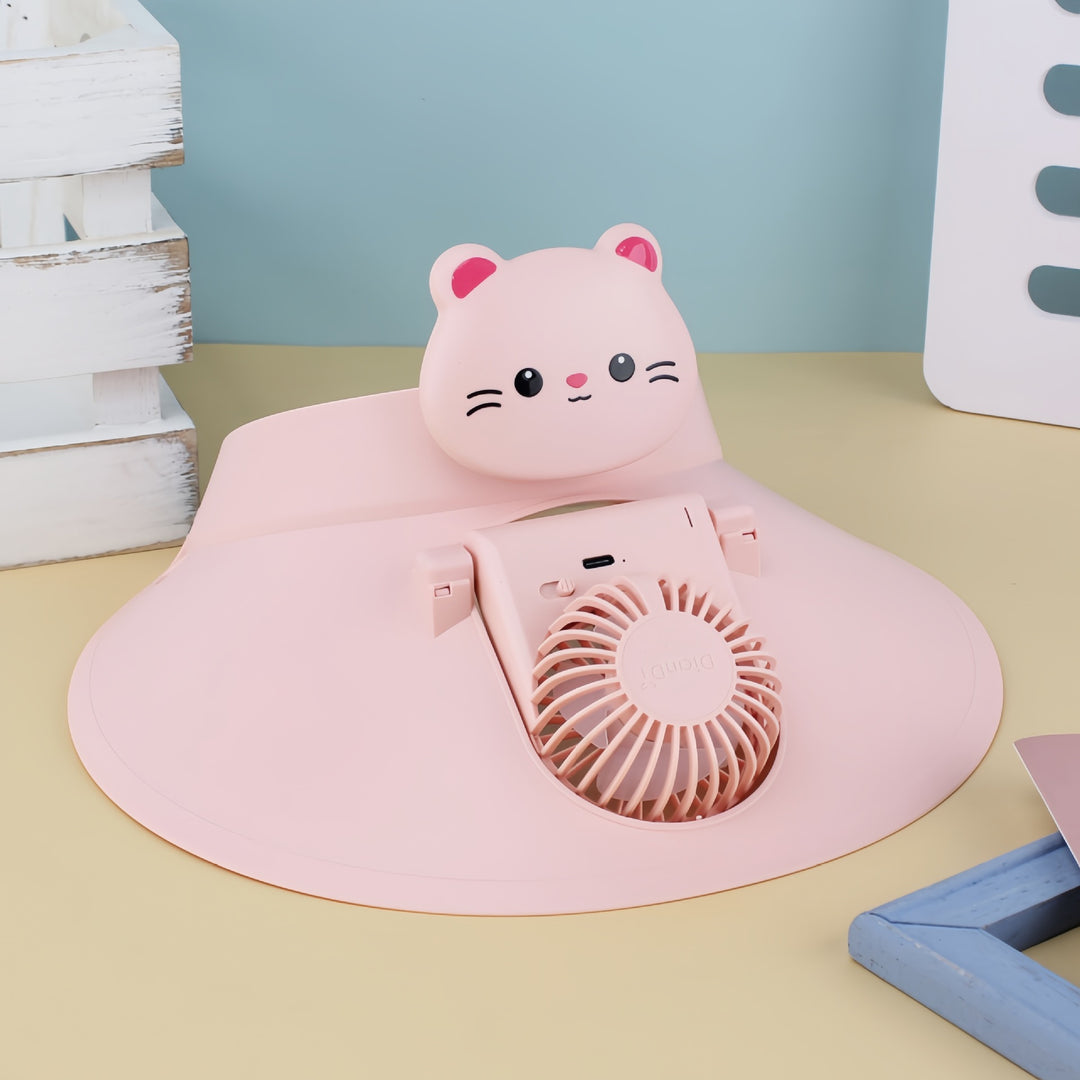Damen Tragbarer Handventilator mit kreativem Tierdesign Karnz
